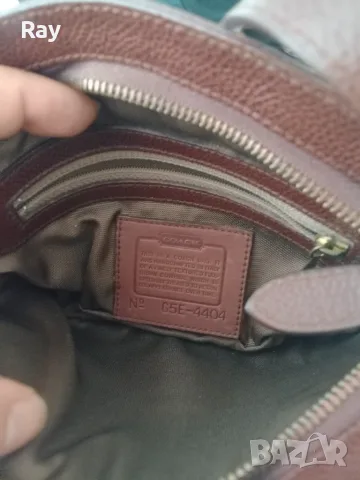 Дам.чанта COACH, естествена кожа, за презрамо, снимка 7 - Чанти - 55767453