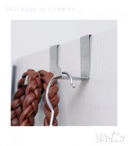 СТОМАНЕНА ЗАКАЧАЛКА ЗА ВРАТА, ЧЕКМЕДЖЕ ИЛИ ШКАФ - код 1836, снимка 2 - Други стоки за дома - 34241426