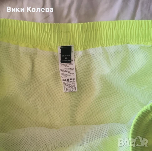 Мъжки бански – Лайм зелено, размер 5XL, снимка 7 - Къси панталони - 50889125
