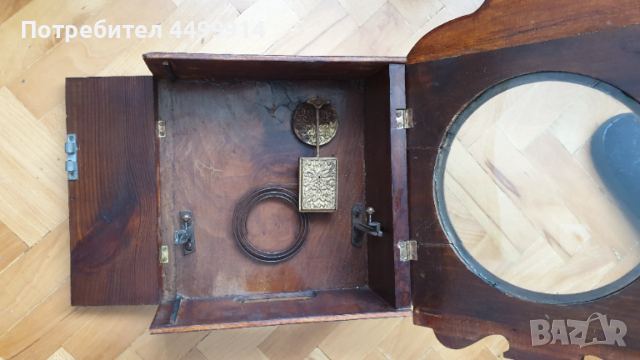 Стенен механичен часовник "Густав Бекер", снимка 4 - Антикварни и старинни предмети - 53098107