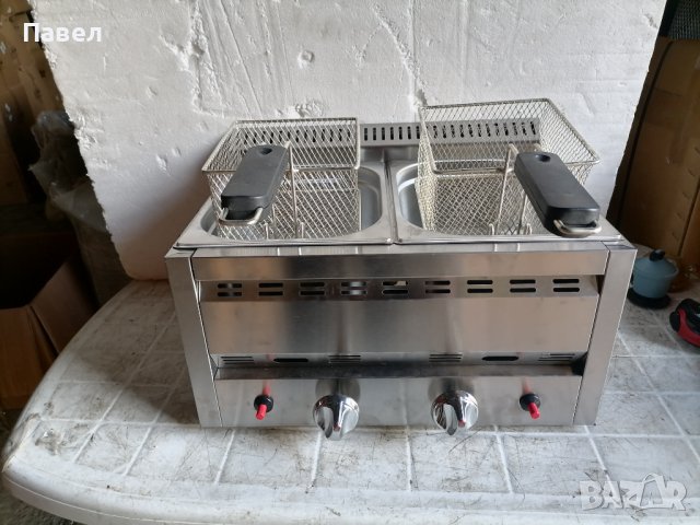 Фритюрник газов професионален, снимка 2 - Обзавеждане на кухня - 40385509
