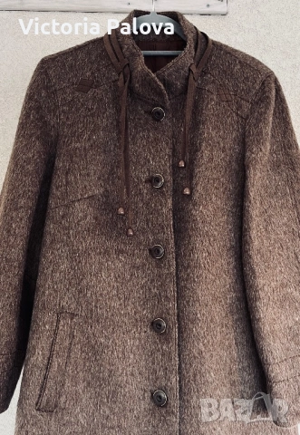 Палто от естествен косъм от лама  LLAMA LUXUSQUALITÄT, снимка 8 - Палта, манта - 53037669