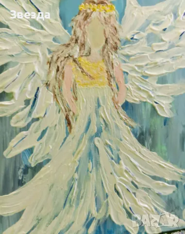 Картина "Хармония в небесата", снимка 2 - Декорация за дома - 50154313