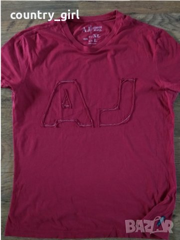 armani jeans - страхотна мъжка тениска, снимка 9 - Тениски - 29728817