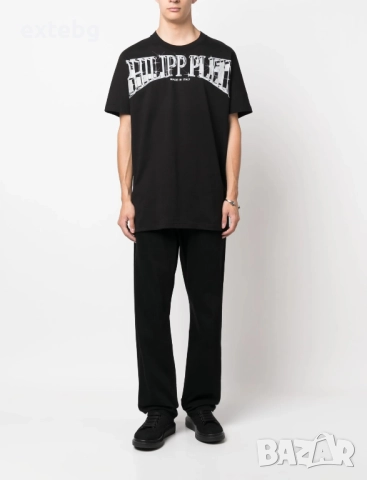 PHILIPP PLEIN нова оригинална тениска размер XXL, снимка 7 - Тениски - 52023840