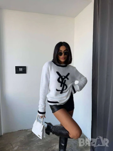 Пуловер кашмир ysl saint laurent, снимка 3 - Блузи с дълъг ръкав и пуловери - 50912318