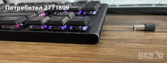 Геймърска клавиатура Logitech G915 TKL Lightspeed, снимка 3 - Клавиатури и мишки - 49650301