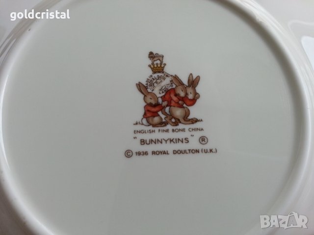 Английски порцелан чиния детски мотиви , снимка 3 - Антикварни и старинни предмети - 37956271