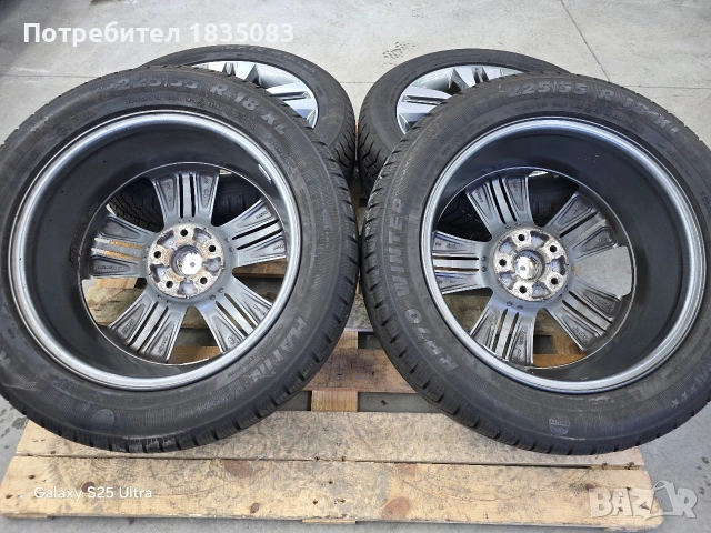 Лети джанти 18ки 5х114.3 Hyundai, Kia + зимни гуми 225/55/18 Platin, снимка 10 - Гуми и джанти - 53342254