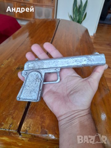 Стар детски пистолет,отливка, снимка 6 - Други ценни предмети - 34227521
