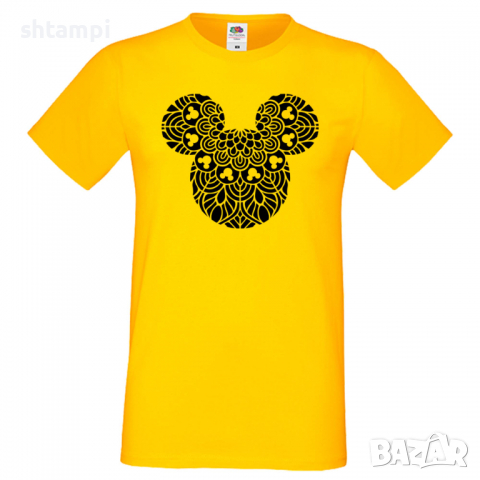 Мъжка тениска Mickey Head 5 Подарък,Изненада,Рожден ден, снимка 10 - Тениски - 36575944