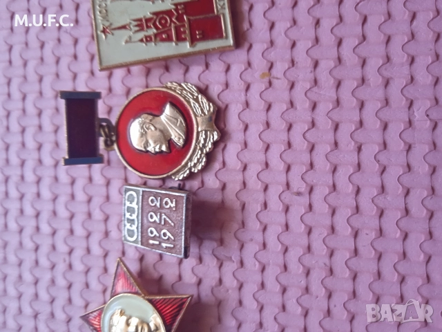Значки СССР Москва Ленин.Оригинални, снимка 9 - Колекции - 52855937