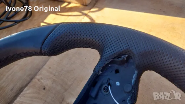 ПРОМОЦИЯ Трилъчев волан от естествена кожа за VW R LINE GTI, снимка 2 - Аксесоари и консумативи - 48837679