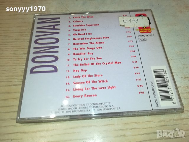 DONOVAN CD 1910231621, снимка 9 - CD дискове - 42639738