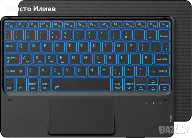 Универсална Безжична Bluetooth клавиатура с тъчпад