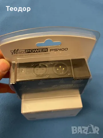 Super EMC999 микрофон и Behringer PS400 Фантомно захранване, снимка 6 - Микрофони - 49244922