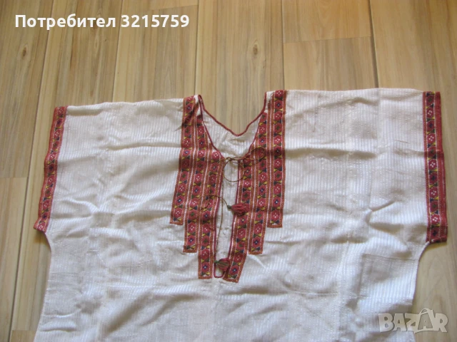 19 век риза за носия , копринен кенар , бродерия, снимка 6 - Антикварни и старинни предмети - 50928875