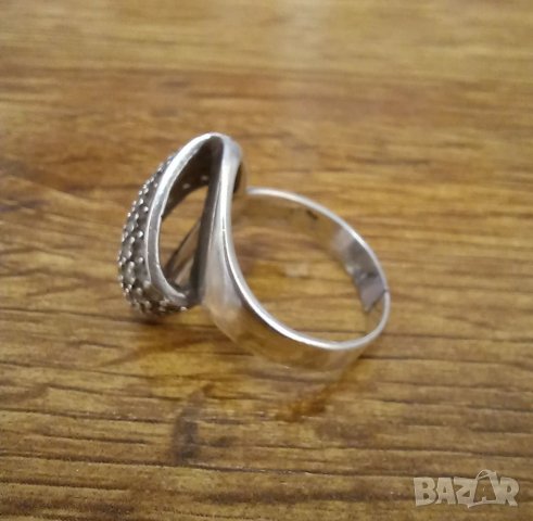 Сребърен пръстен, снимка 3 - Пръстени - 37671654