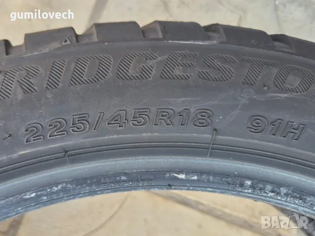 4бр.зимни гуми 225/45/18 91Н Bridgestone , снимка 9 - Гуми и джанти - 55719543