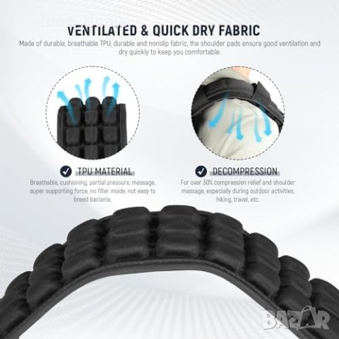 Нови Регулируеми Ремъци NEEWER с Въздушни Клетки за раница чанта, снимка 6 - Други стоки за дома - 42733182