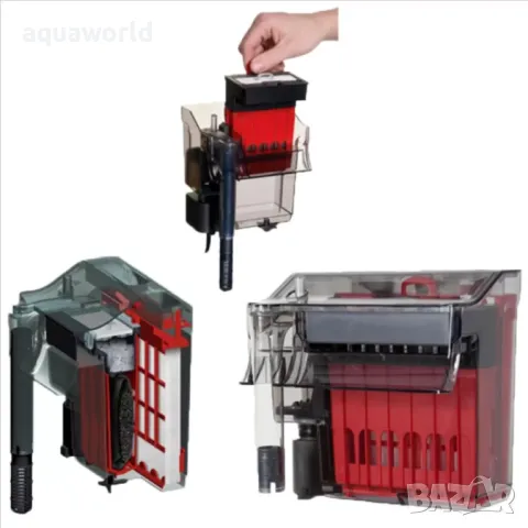"ПРОМОЦИЯ" Окачен филтър Fluval Power filter C4, снимка 3 - Оборудване за аквариуми - 47707792