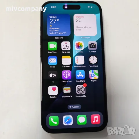 Iphone 15 128gb battery health 100%, снимка 2 - Apple iPhone - 55801223