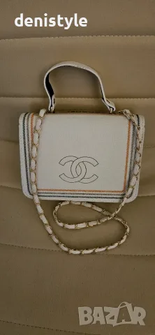 Нова бяла дамска чанта, снимка 3 - Чанти - 56107546