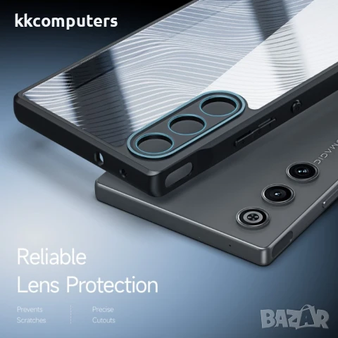 DUX DUCIS Aimo Калъф за ZTE nubia RedMagic 10 Air 5G – TPU+PC, Черен, със Скрийн Протектор, снимка 6 - Калъфи, кейсове - 50513859