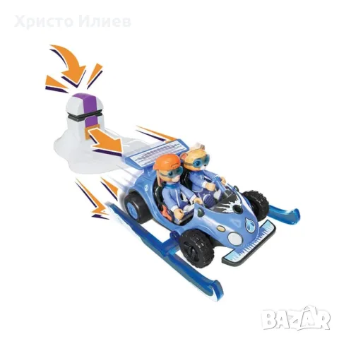 Кола с изстрелвачка с героите Луна и Лупс Mille Bornes Challenge, снимка 3 - Коли, камиони, мотори, писти - 56161043