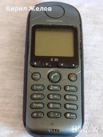 Ретро телефон GSM SIEMENS S 35 рядък за КОЛЕКЦИЯ ДЕКОРАЦИЯ 51390, снимка 8 - Siemens - 51768225