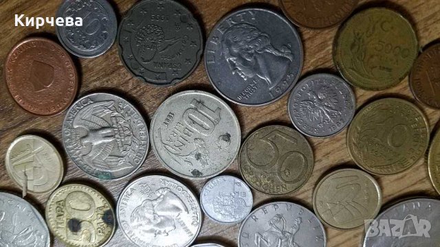 Колекция от чуждестранни ретро монети, снимка 4 - Нумизматика и бонистика - 30878744