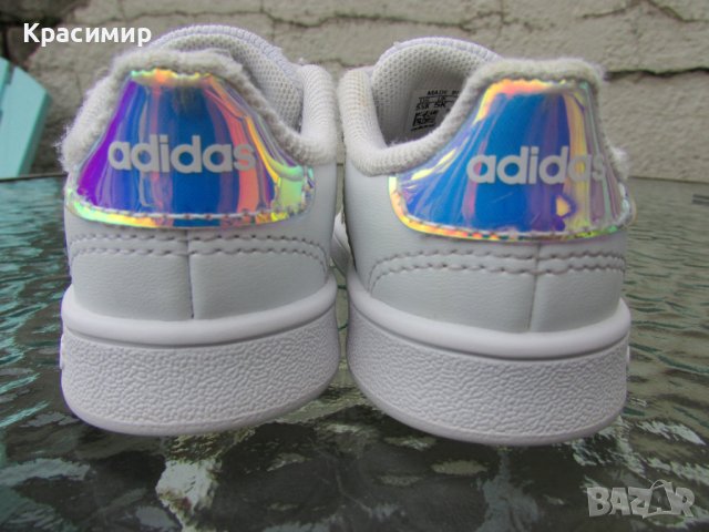 Бебешки маратонки Adidas Grand Court, снимка 5 - Бебешки обувки - 40813867