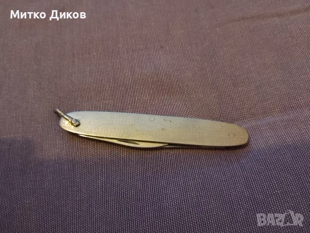 малки джобни ножчета винтидж две части без луфт маркови на Lark и Габрово, снимка 9 - Ножове - 56119739