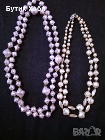Стари перлени гердани, снимка 6 - Други ценни предмети - 35508355