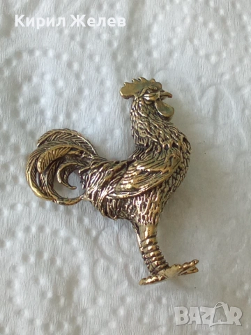 Бронзова фигурка на 🐓 петел 45036, снимка 2 - Колекции - 54170954