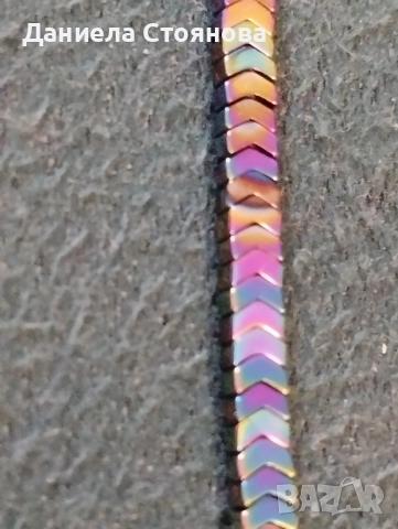 Стоманена гривна, снимка 2 - Гривни - 52161126