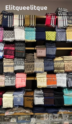 шал Gucci Christian Dior hermes