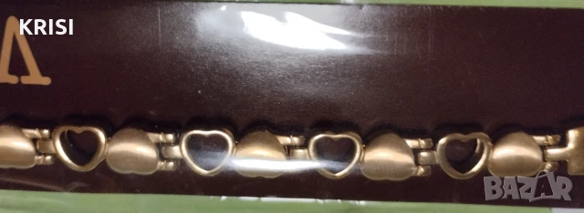 МАГНИТНА ГРИВНА Виктория Белис със сърчица, снимка 2 - Гривни - 51335097