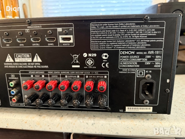 Denon AVR-1911 , снимка 11 - Ресийвъри, усилватели, смесителни пултове - 52080589