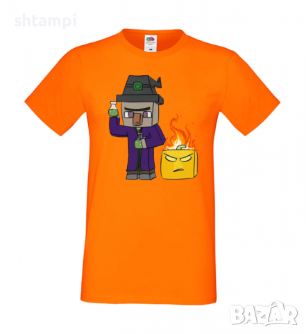Мъжка тениска майнкрафт Minecraft Witch,Minecraft,Игра,Забавление,подарък,Изненада,Рожден Ден., снимка 12 - Тениски - 36496780