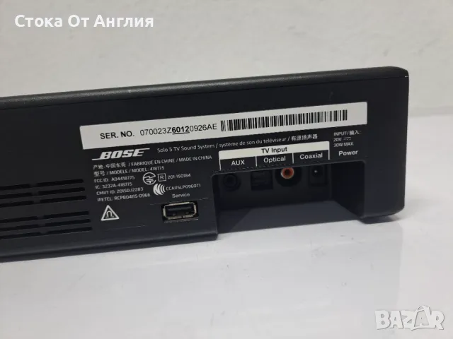 Саундбар - Bose Solo TV 5, снимка 6 - Плейъри, домашно кино, прожектори - 49167877