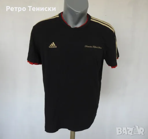 Тениска Germany — Тренировъчен adidas — Мъже размер L Черно (сезон 2010)