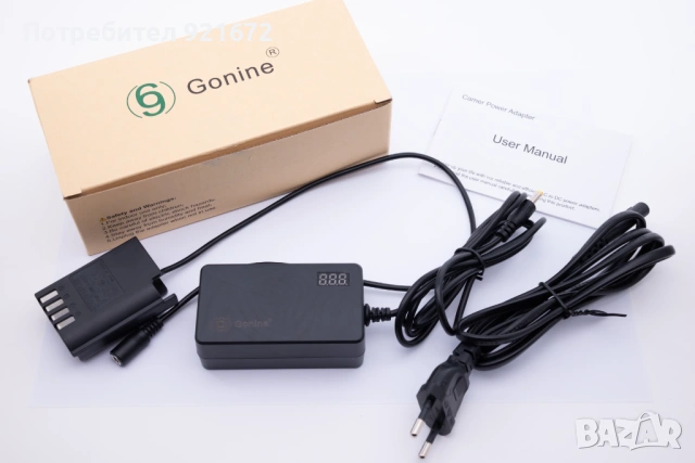 Gonine DMW-DCC17 DMW-BLK22/BLF19 LUMIX S5 IIX GH5 II GH6 GH7 G9 II Дъми батерия Захранващ адаптер