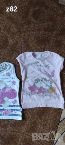 Потниче и блузка за 2 год. принцеса, снимка 1 - Бебешки блузки - 40621749