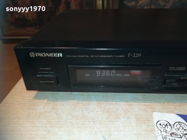 pioneer f-229 stereo tuner-made in japan-sweden 0411202010, снимка 11 - Ресийвъри, усилватели, смесителни пултове - 30676621