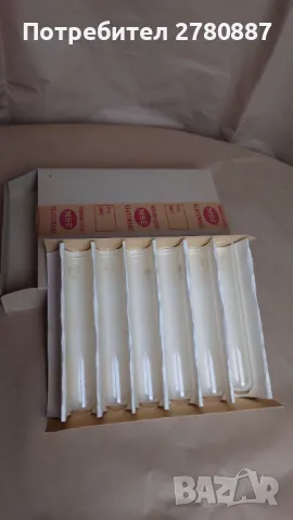 Комплект стъклени центрофужни епруветки x6 