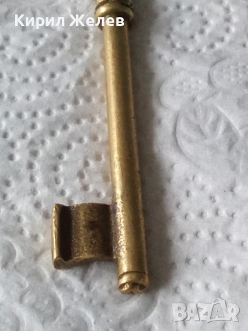 Стар рядка бронзов ключ 31669, снимка 6 - Антикварни и старинни предмети - 52580441