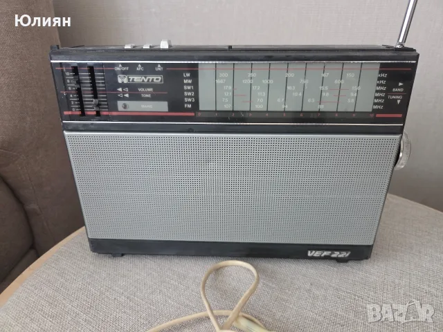 радио ВЕФ 221 ,VEF 221, снимка 2 - Радиокасетофони, транзистори - 55791487