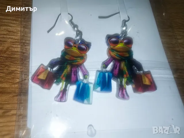 Обеци жабки