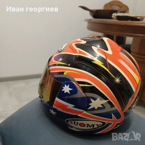 Каска Suomy, снимка 4 - Спортна екипировка - 54306636